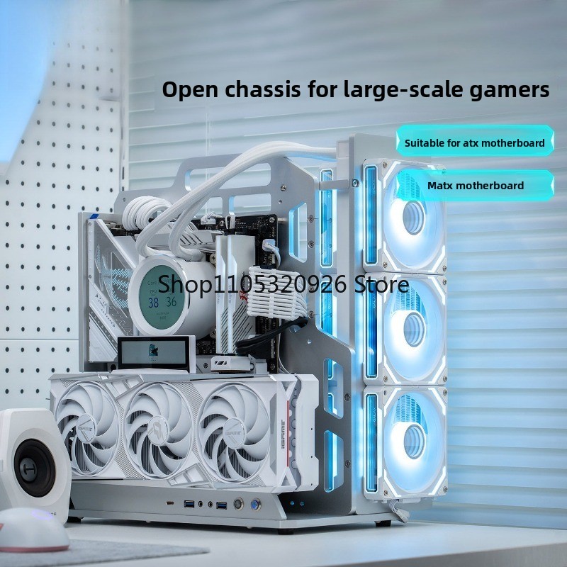 Aluminum Open Frame Test Bench Water Cooling - Gabinete Aberto em Alumínio ATX com