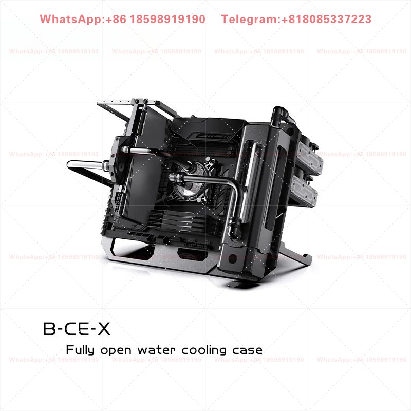 Aluminum Open Frame Test Bench Water Cooling - Chassi de PC para Resfriamento a