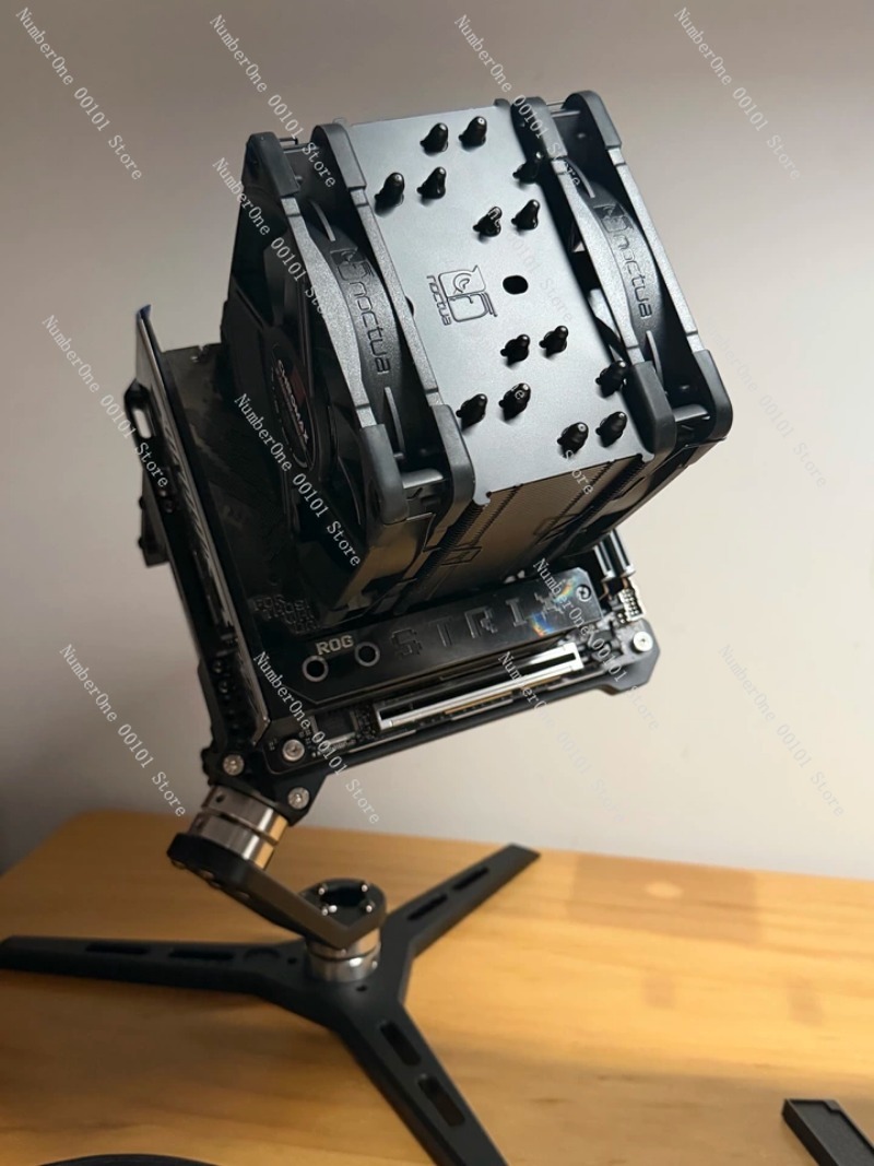 Aluminum Open Frame Test Bench Water Cooling - Gabinete B30 Rotativo para Placas ITX