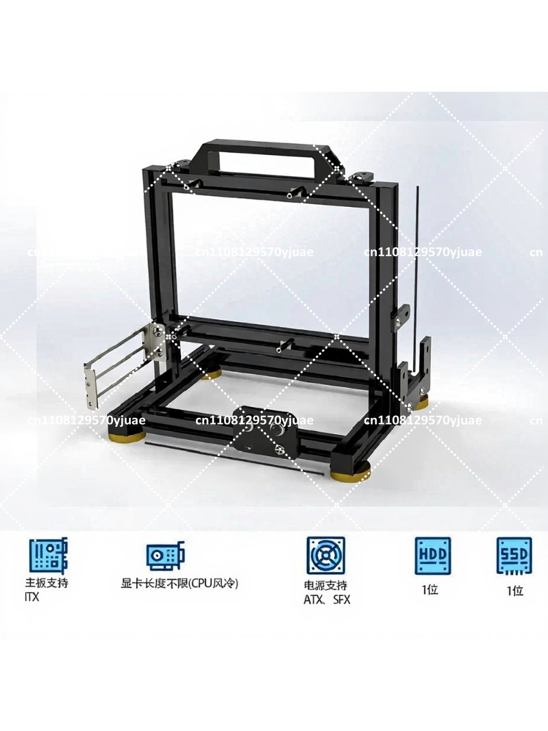 Aluminum Open Frame Test Bench Water Cooling - Estrutura de Banco de Teste para
