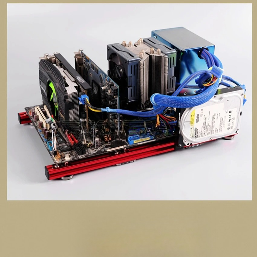 Gabinete ATX de Alumínio para  - Aluminum Open Frame Test Bench Water Cooling avaliação e preço