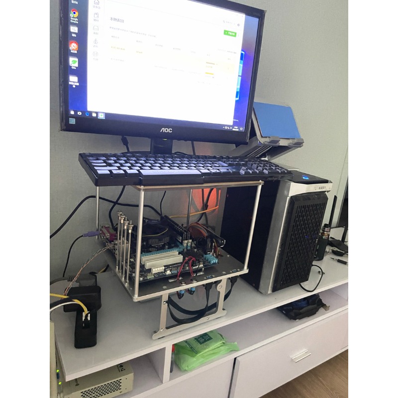 Gabinete de Computador em Alum - Aluminum Open Frame Test Bench Water Cooling avaliação e preço